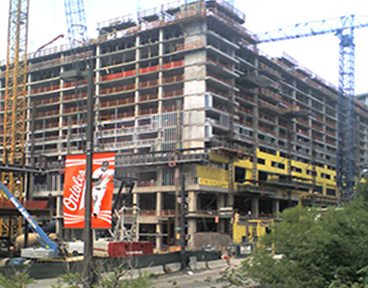 Balimore Hilton construction